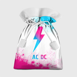 Мешок для подарков AC DC neon gradient style, цвет: 3D-принт