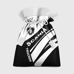 Мешок для подарков Scania дальнобойщик, цвет: 3D-принт
