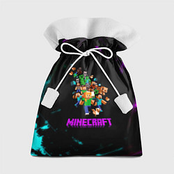 Мешок для подарков Minecraft neon краски, цвет: 3D-принт