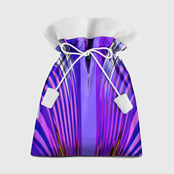 Мешок для подарков Фиолетовые линии и полосы, цвет: 3D-принт