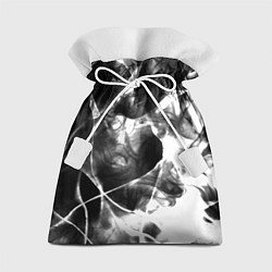 Мешок для подарков Черный дым и паттерны, цвет: 3D-принт