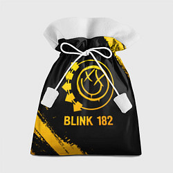 Мешок для подарков Blink 182 - gold gradient, цвет: 3D-принт