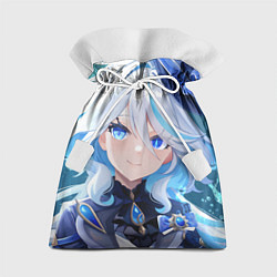 Мешок для подарков Genshin Impact Furina Smile, цвет: 3D-принт