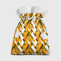 Подарочный мешок White and yellow shapes