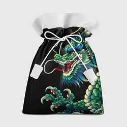 Мешок для подарков Japanese irezumi - dragon, цвет: 3D-принт