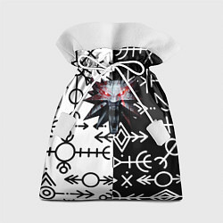Мешок для подарков The Witcher символы славянские, цвет: 3D-принт