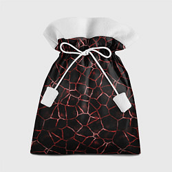 Мешок для подарков Лава кракелюрная, цвет: 3D-принт