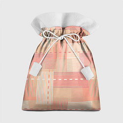 Мешок для подарков Полосы в цвете 2024 года, цвет: 3D-принт