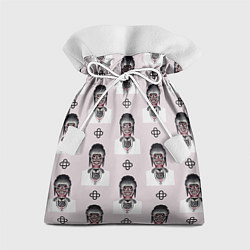 Мешок для подарков Лицо маска и кельтский узел, цвет: 3D-принт