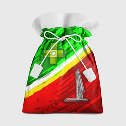 Мешок для подарков Флаг Зеленограадского АО, цвет: 3D-принт