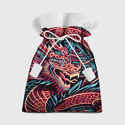 Мешок для подарков Татуха японского дракона - ирезуми, цвет: 3D-принт