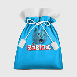 Мешок для подарков Roblox синий кот, цвет: 3D-принт
