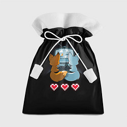 Мешок для подарков Лисья геймерская любовь, цвет: 3D-принт