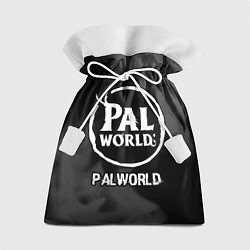 Мешок для подарков Palworld glitch на темном фоне, цвет: 3D-принт