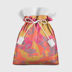 Подарочный мешок Цветной яркий камуфляж