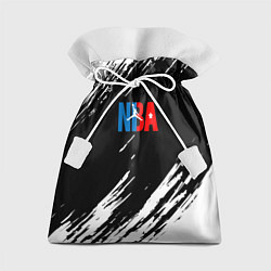 Мешок для подарков Basketball текстура краски nba, цвет: 3D-принт
