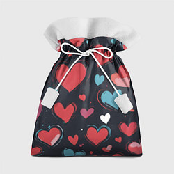 Мешок для подарков Сердечный паттерн, цвет: 3D-принт
