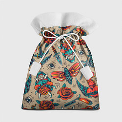 Мешок для подарков Tattoo art, цвет: 3D-принт