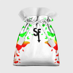 Мешок для подарков Sally face бабочки, цвет: 3D-принт