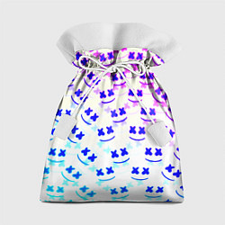 Мешок для подарков Marshmello pattern neon, цвет: 3D-принт