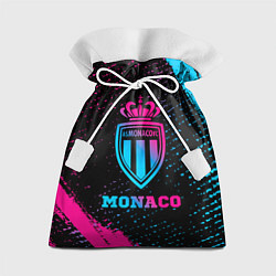 Мешок для подарков Monaco - neon gradient, цвет: 3D-принт