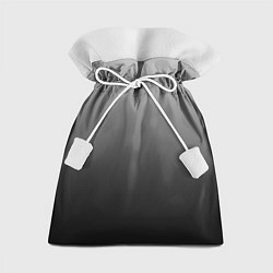 Мешок для подарков От серого к черному оттенки серого, цвет: 3D-принт
