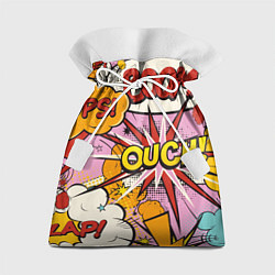 Мешок для подарков Oops-boom: комикс бум, цвет: 3D-принт