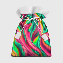 Мешок для подарков Неоновый голографик, цвет: 3D-принт