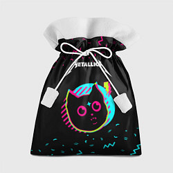 Мешок для подарков Metallica - rock star cat, цвет: 3D-принт