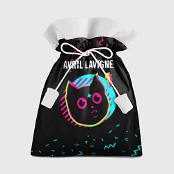 Мешок для подарков Avril Lavigne - rock star cat, цвет: 3D-принт