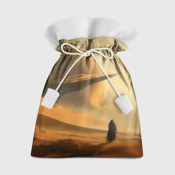 Мешок для подарков Пустыня и космический корабль - Дюна, цвет: 3D-принт