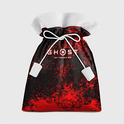 Мешок для подарков Призрак Тсусимы кровь самурая, цвет: 3D-принт