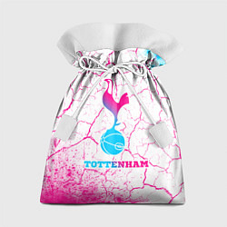 Мешок для подарков Tottenham neon gradient style, цвет: 3D-принт