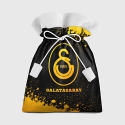 Мешок для подарков Galatasaray - gold gradient, цвет: 3D-принт