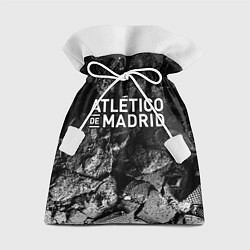 Мешок для подарков Atletico Madrid black graphite, цвет: 3D-принт