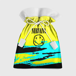 Мешок для подарков Nirvana краски кислотные, цвет: 3D-принт