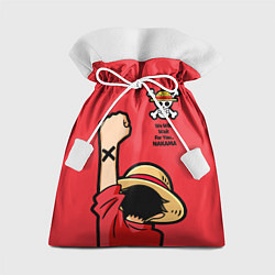 Мешок для подарков One Piece - captain Monkey D Luffy, цвет: 3D-принт