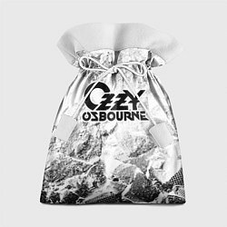 Мешок для подарков Ozzy Osbourne white graphite, цвет: 3D-принт
