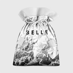 Подарочный мешок Belle white graphite