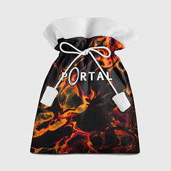 Мешок для подарков Portal red lava, цвет: 3D-принт