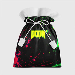 Мешок для подарков Doom кислотные краски, цвет: 3D-принт
