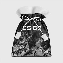Мешок для подарков Counter Strike black graphite, цвет: 3D-принт