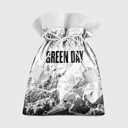 Подарочный мешок Green Day white graphite