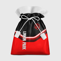 Мешок для подарков Linkin park geometry line steel, цвет: 3D-принт