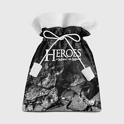 Мешок для подарков Heroes of Might and Magic black graphite, цвет: 3D-принт
