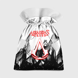 Мешок для подарков Assassins Creed огненное лого гейм, цвет: 3D-принт