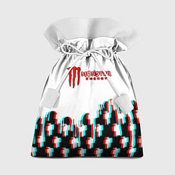 Мешок для подарков Billie Eilish x Monster energy, цвет: 3D-принт