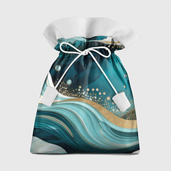 Мешок для подарков Бирюзовый подводный мир, цвет: 3D-принт