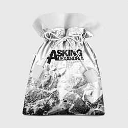 Подарочный мешок Asking Alexandria white graphite