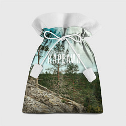 Мешок для подарков Природа Карелии, цвет: 3D-принт